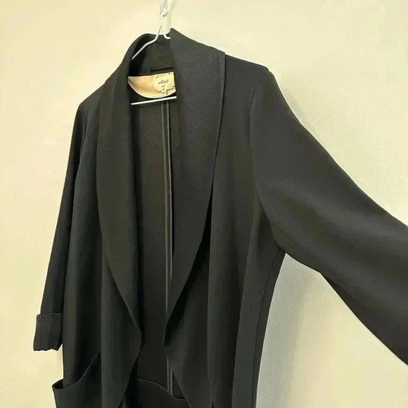 Wilfred Chevalier Jacket  Relaxed Open-Front Blazer Black Women's Size 4 - Picture 7 of 16